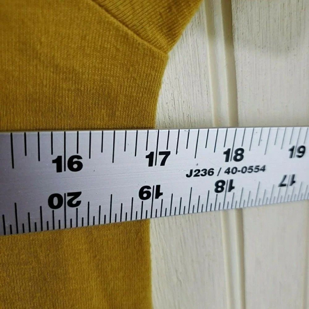 GORLYA Dress Girls 13-14Y Yellow Cold Shoulder Short Sleeve Pockets Knee Length
